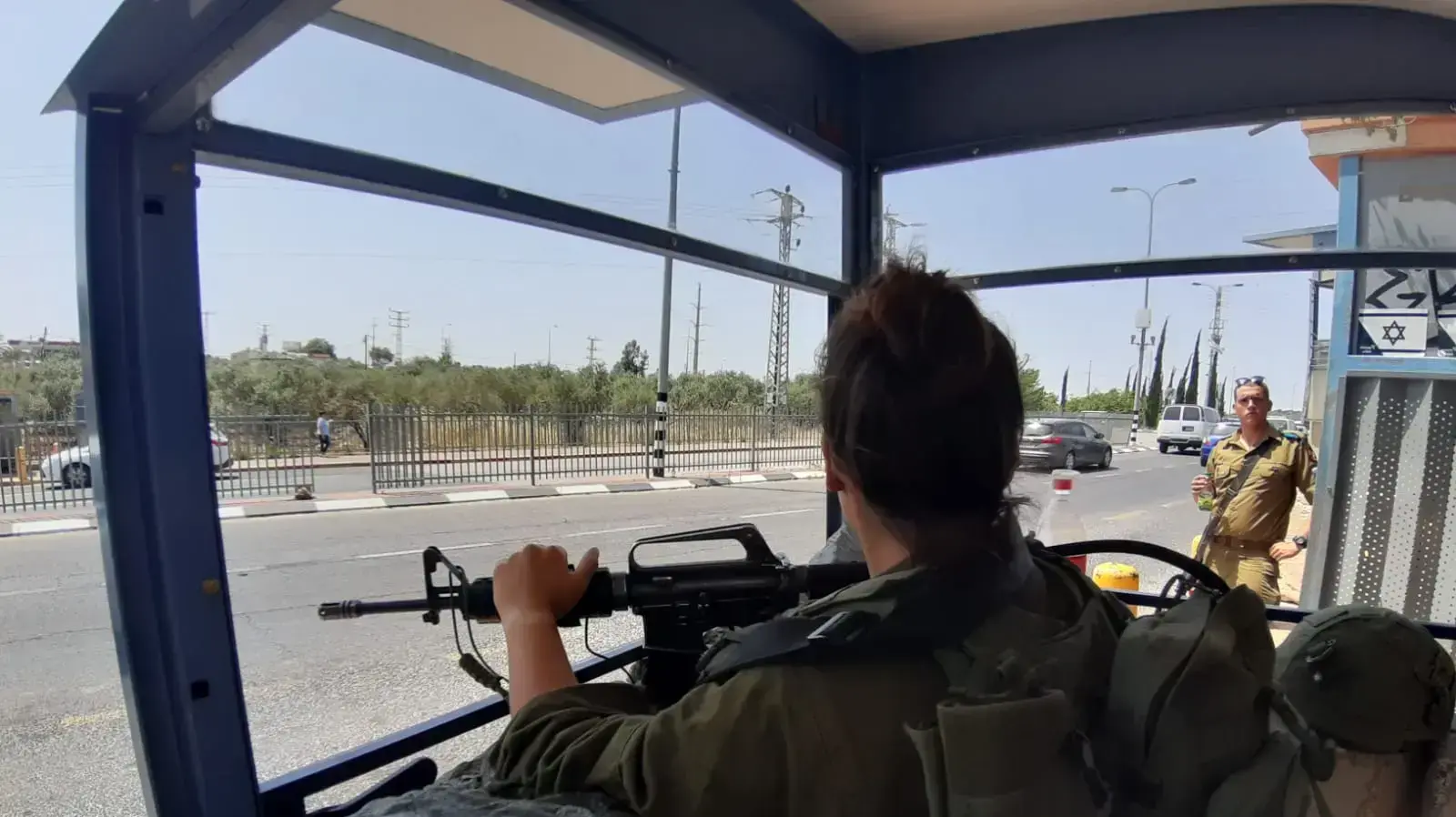 שדרוג האבטחה בזירת הפגיוע באריאל 2 ביוני 2019
שדרוג האבטחה בזירת הפגיוע באריאל 2 ביוני 2019