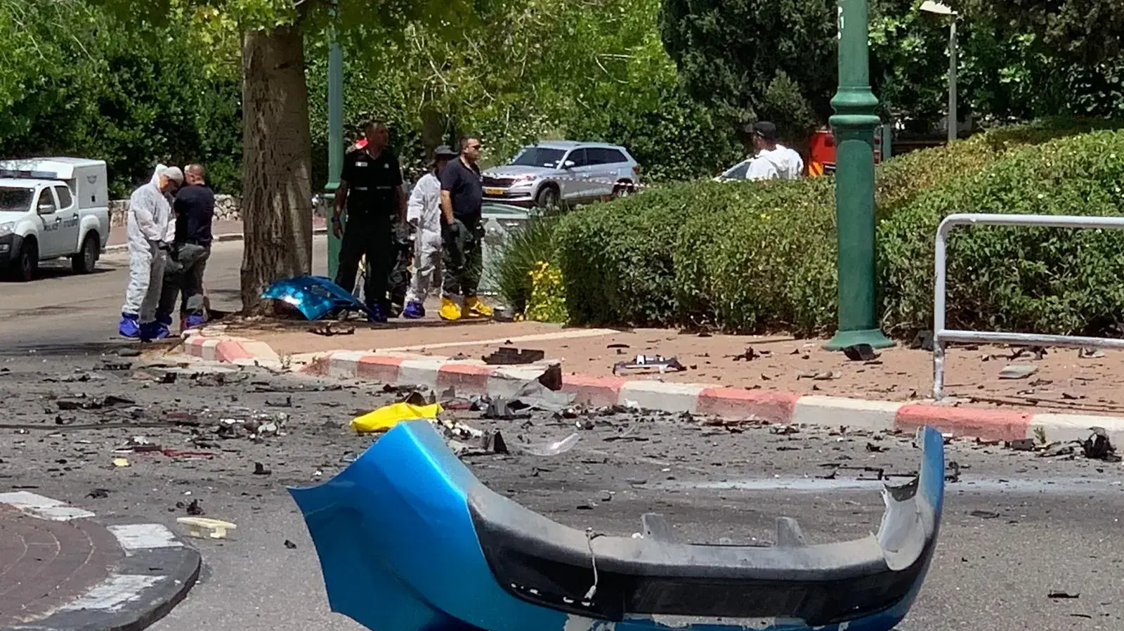 הרוג בפיצוץ ברכב ברחוב הזית בנשר. 3 ביוני 2019 הרוג בפיצוץ ברכב ברחוב הזית בנשר. 3 ביוני 2019