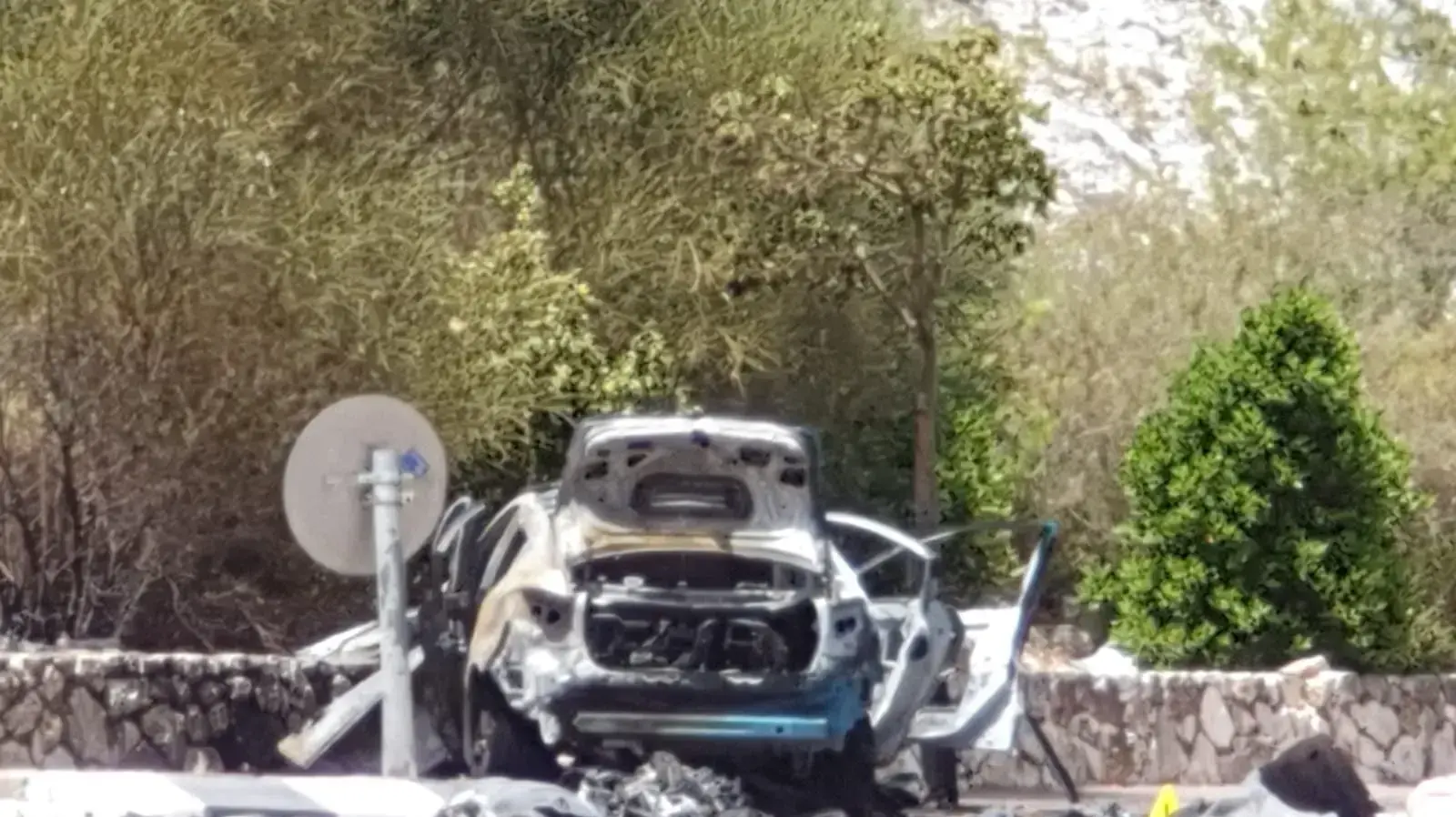 הרוג בפיצוץ ברכב ברחוב הזית בנשר. 3 ביוני 2019 הרוג בפיצוץ ברכב ברחוב הזית בנשר. 3 ביוני 2019