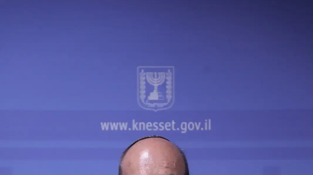 מבקר המדינה הנכנס, מתניהו אנגלמן במהלך הצהרה לתקשורת לאחר היבחרו 3 ביוני 2019 