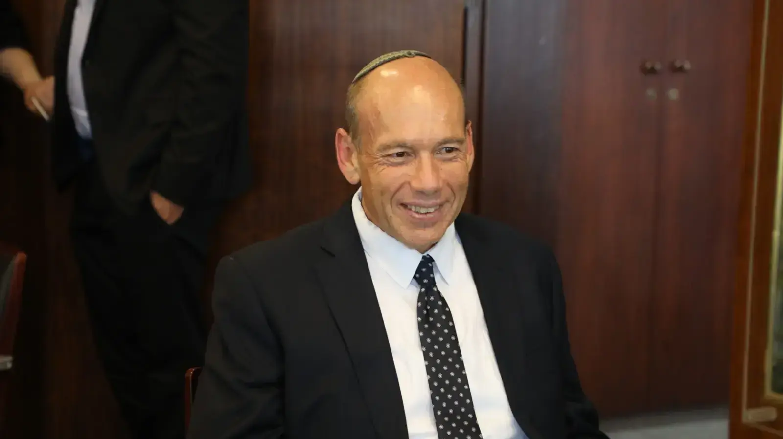 מבקר המדינה הנכנס, מתניהו אנגלמן במהלך הצהרה לתקשורת לאחר היבחרו 3 ביוני 2019 מבקר המדינה הנכנס, מתניהו אנגלמן במהלך הצהרה לתקשורת לאחר היבחרו 3 ביוני 2019