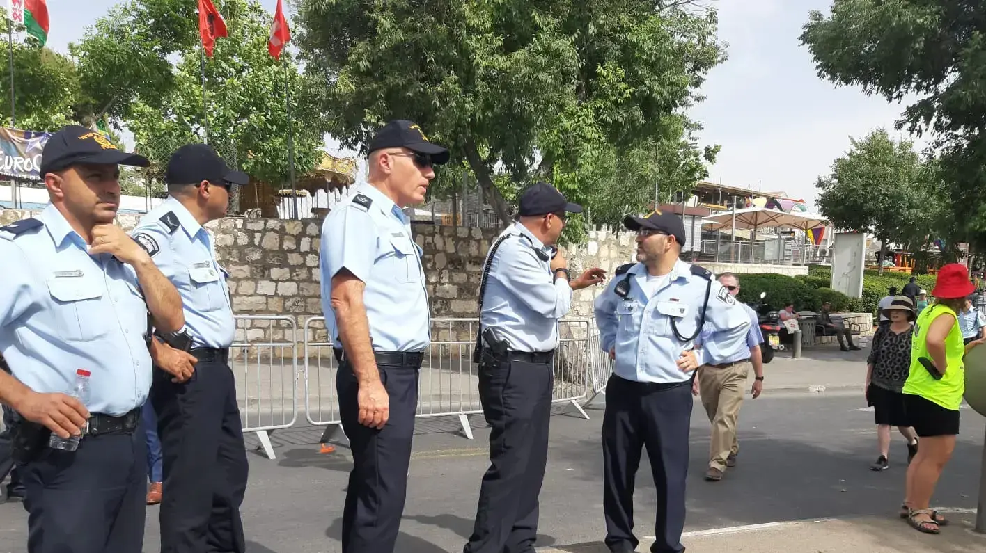 משטרת מחוז ירושלים בהכנות למצעד הגאווה בירושלים, 6 ביוני 2019 משטרת מחוז ירושלים בהכנות למצעד הגאווה בירושלים, 6 ביוני 2019