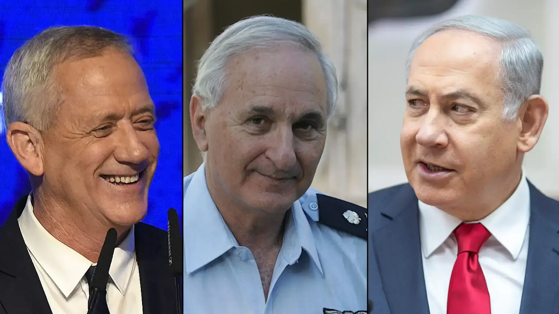 מפוצלת גיורא רום בנימין נתניהו בני גנץ