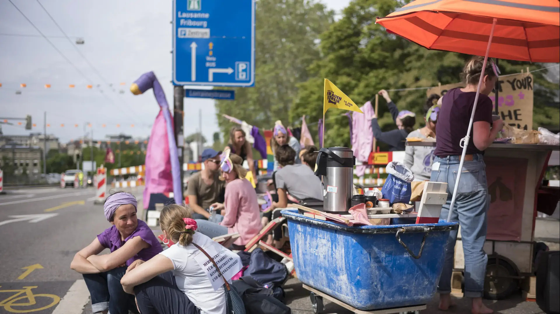 הפגנות נשים בשוויץ 14 ביוני 2019 הפגנות נשים בשוויץ 14 ביוני 2019