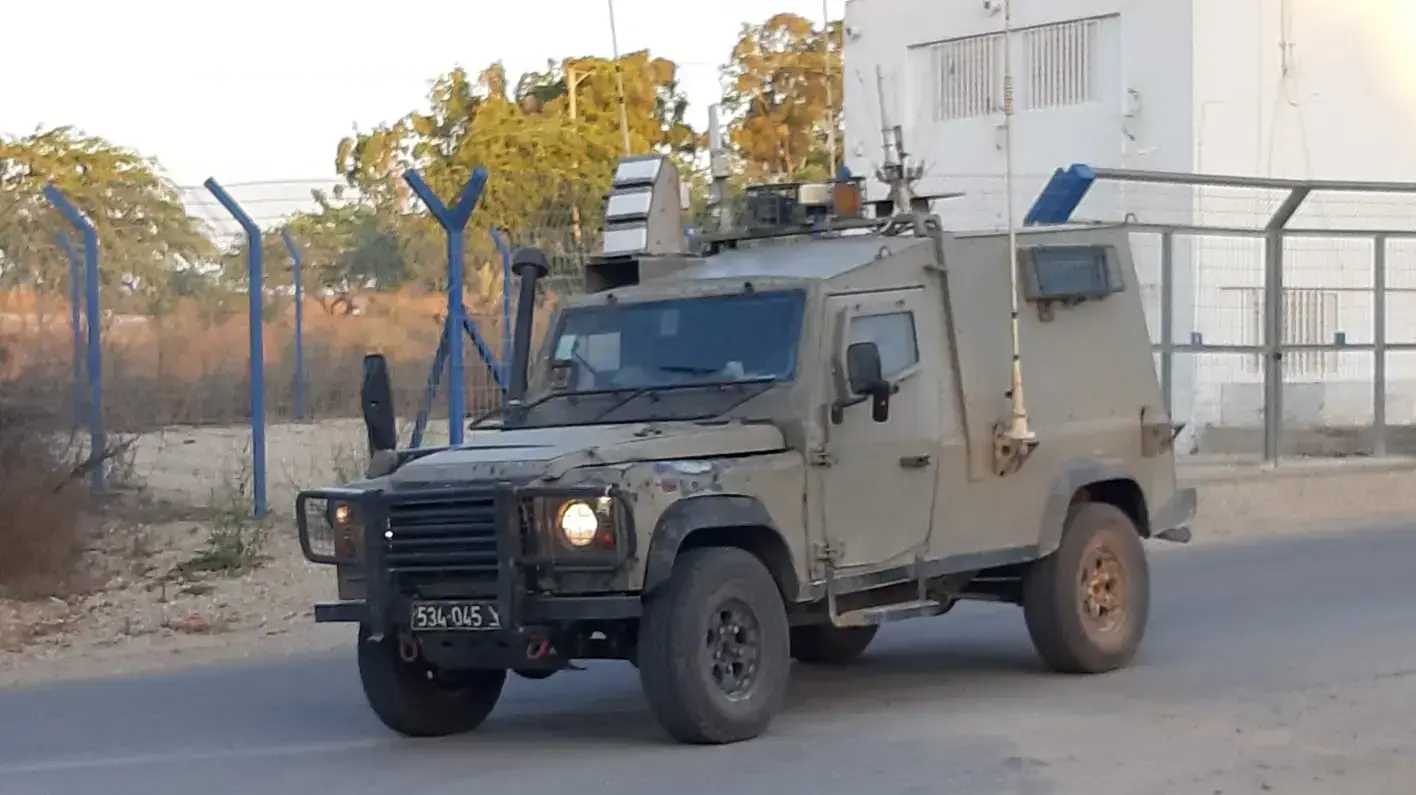 רכב צה"לי בגבול רצועת עזה 15 ביוני 2019 רכב צה"לי בגבול רצועת עזה 15 ביוני 2019