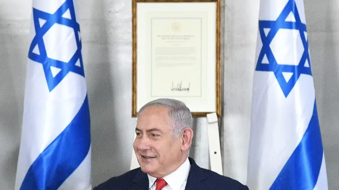 ראש הממשלה בנימין נתניהו בישיבת ממשלה, יישוב קלע, רמת הגולן, 16 ביוני 2019 ראש הממשלה בנימין נתניהו בישיבת ממשלה, יישוב קלע, רמת הגולן, 16 ביוני 2019