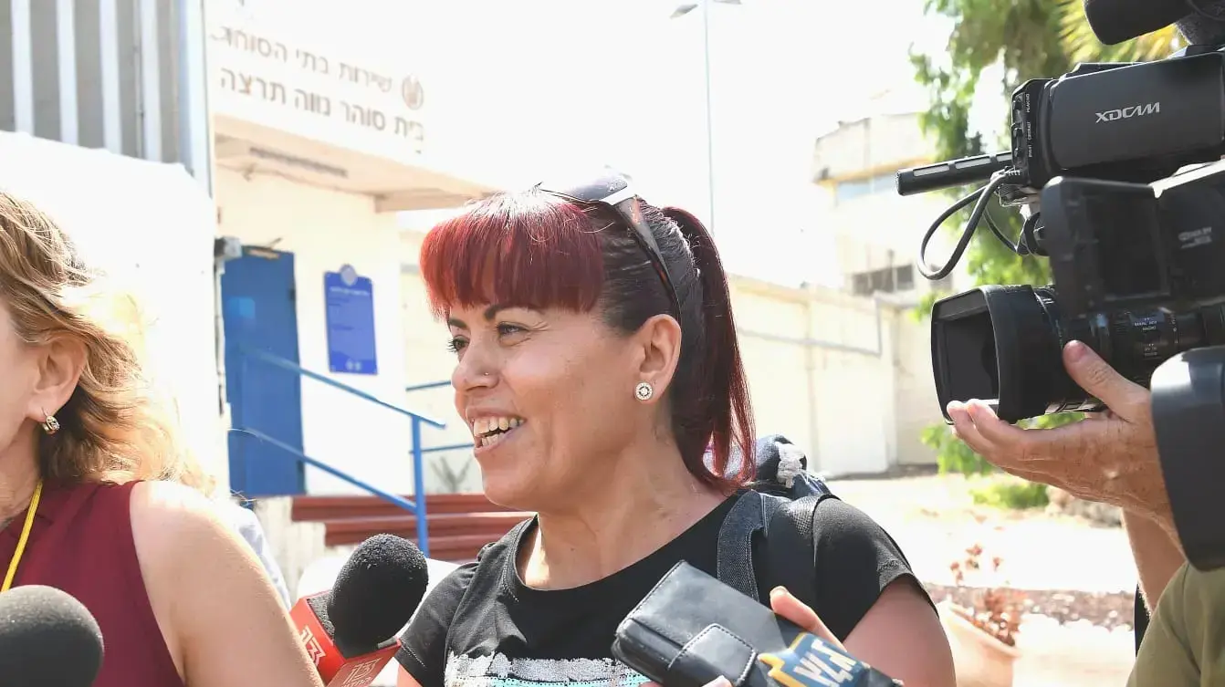 דלאל דאוד השתחררה מנווה תרצה , יוני 2019 דלאל דאוד השתחררה מנווה תרצה , יוני 2019