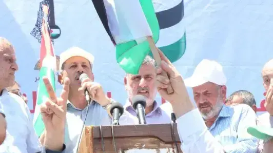 תהלוכה כנגד קיום ועידת בחריין בעזה 26 ביוני 2019 תהלוכה כנגד קיום ועידת בחריין בעזה 26 ביוני 2019