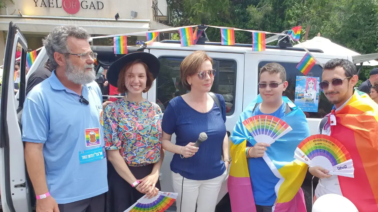 עינת קליש רותם במצעד הגאווה בחיפה - 28/6 עינת קליש רותם במצעד הגאווה בחיפה - 28/6