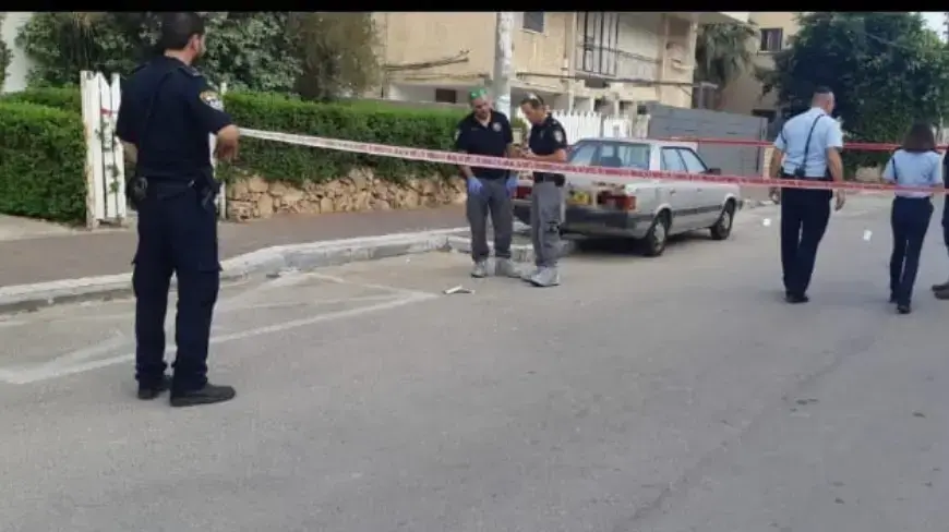 זירת האירוע, תושב קריית מוצקין מת מפצעיו לאחר שנדקר, 30 ביוני 2019 זירת האירוע, תושב קריית מוצקין מת מפצעיו לאחר שנדקר, 30 ביוני 2019