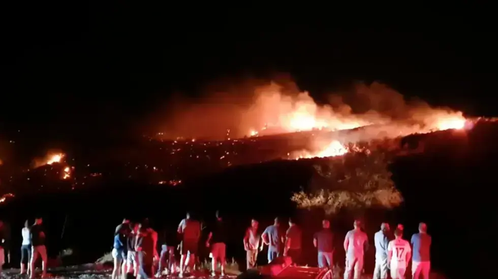שריפה שפרצה בצפון קפריסין, 1 ביולי 2019 שריפה שפרצה בצפון קפריסין, 1 ביולי 2019