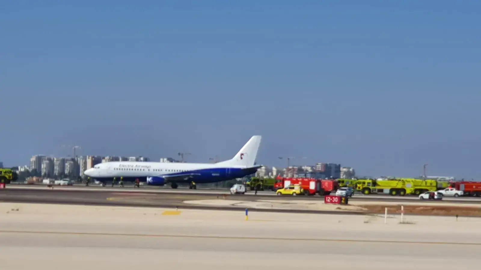 המטוס הבולגרי לקראת נחיתת החירום 1 ביוני 2019 המטוס הבולגרי לקראת נחיתת החירום 1 ביוני 2019
