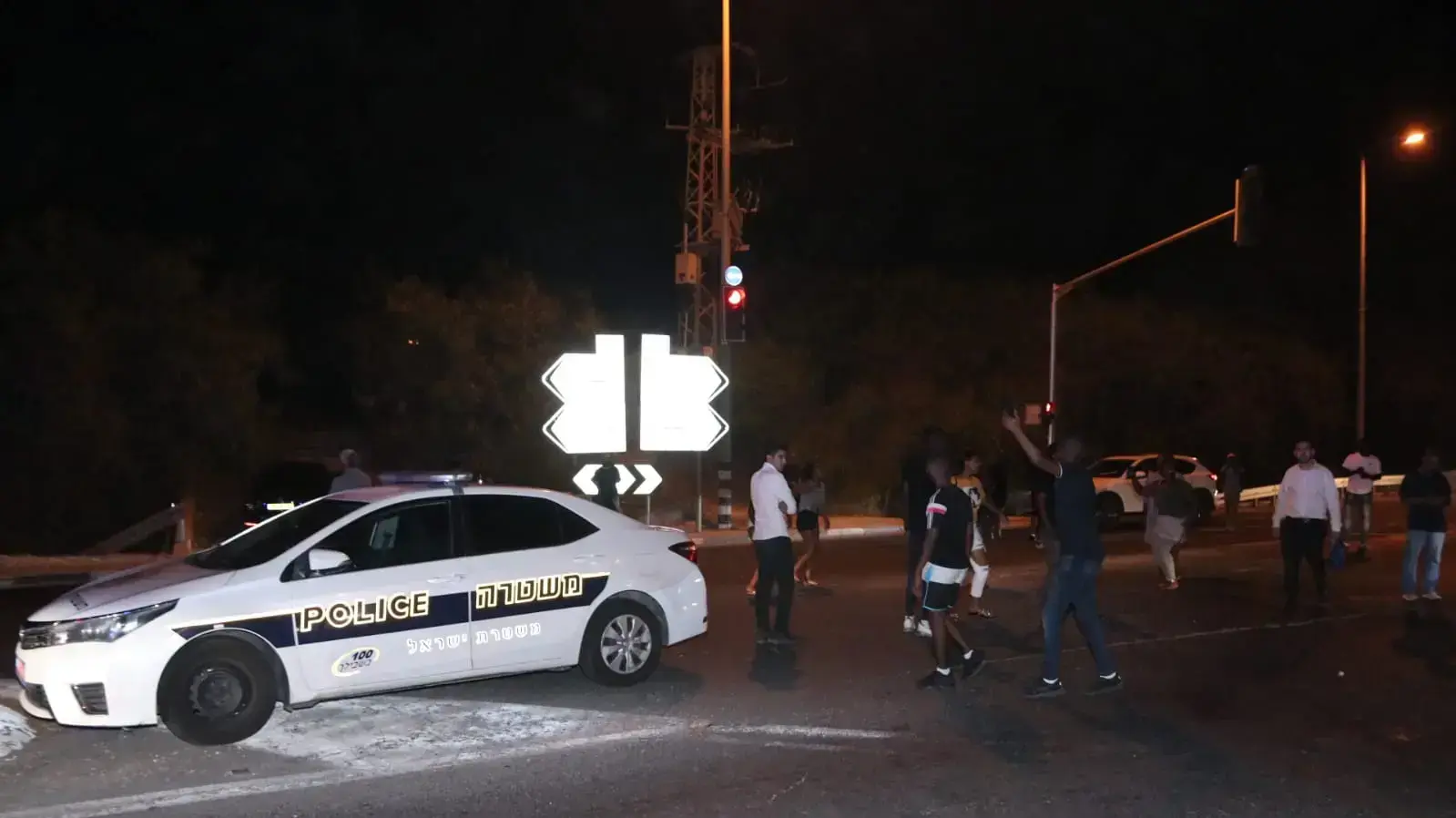 הפגנת בני העדה האתיופית בצומת נתיבות, 2 ביולי 2019 הפגנת בני העדה האתיופית בצומת נתיבות, 2 ביולי 2019