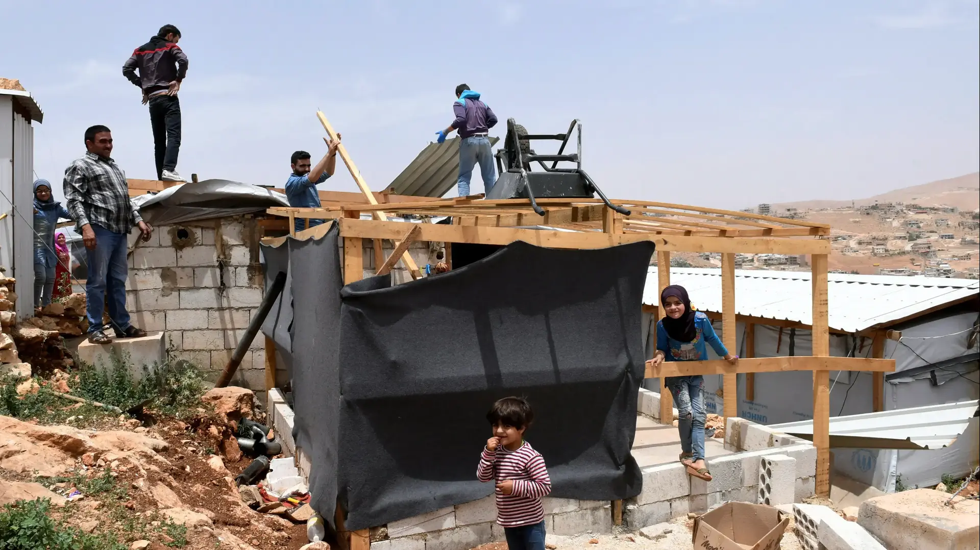 הרס בתי פליטים בלבנון, יולי 2019 הרס בתי פליטים בלבנון, יולי 2019