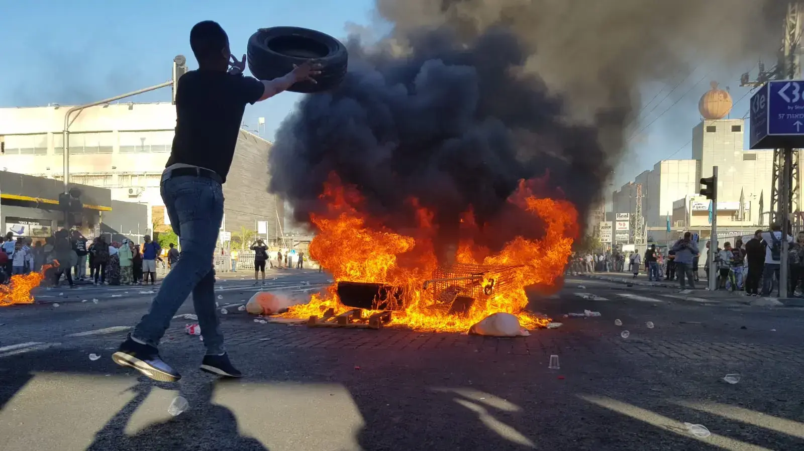 מחאת יוצאי אתיופיה בקריית אתא, 2 ביולי 2019 מחאת יוצאי אתיופיה בקריית אתא, 2 ביולי 2019