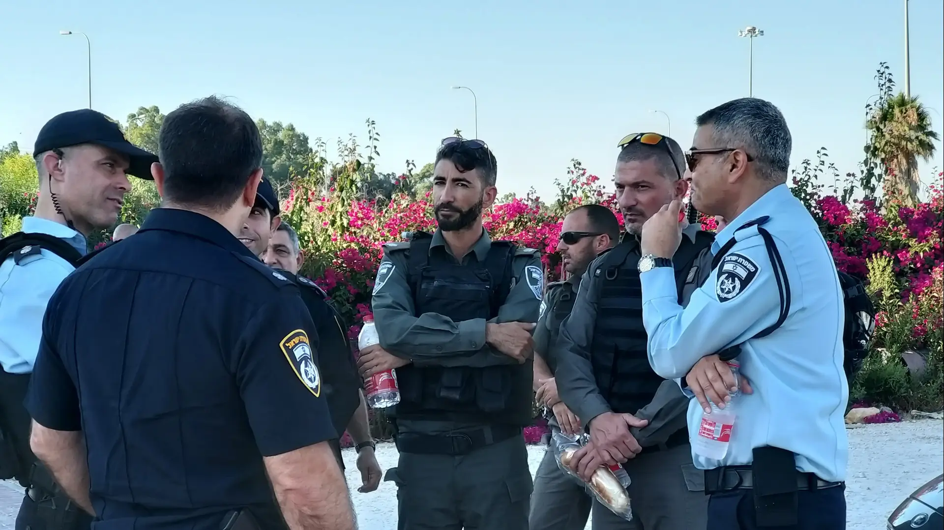 הערכות המשטרה למחאת יוצאי העדה האתיופית, צומת קסטינה, 3 ביולי 2019 הערכות המשטרה למחאת יוצאי העדה האתיופית, צומת קסטינה, 3 ביולי 2019