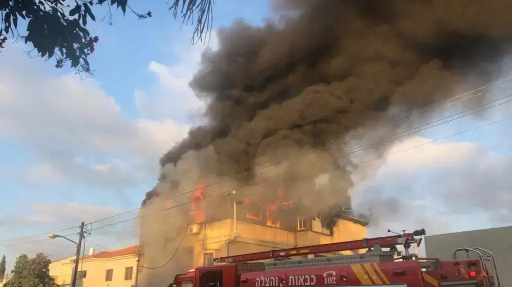 הצתת גן הילדים בראש העין הצתת גן הילדים בראש העין