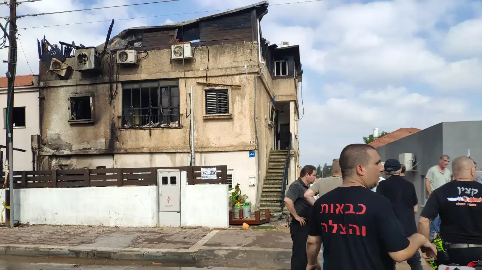 גן הילדים שנשרף בראש העין גן הילדים שנשרף בראש העין