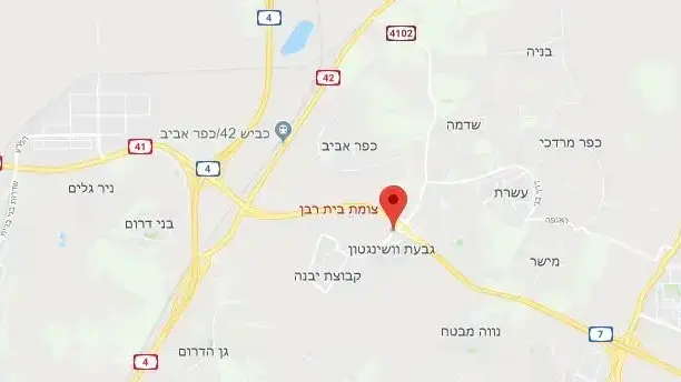 מפה - זירת תאונת הדרכים בכיש 7 מפה - זירת תאונת הדרכים בכיש 7
