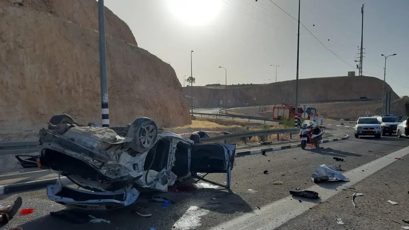 תאונת דרכים במצפה יריחו תאונת דרכים במצפה יריחו