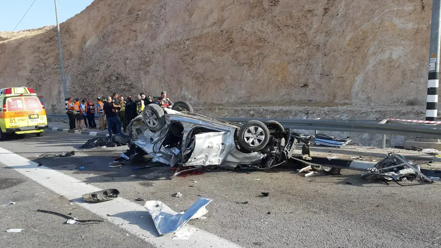תאונת דרכים במצפה יריחו תאונת דרכים במצפה יריחו