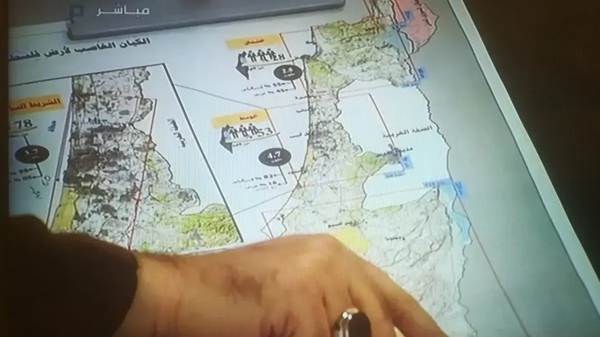 מנהיג חיזבאללה חסן נסראללה בנאום ברשת אל-מנאר לציון 13 שנה מאז מלחמת לבנון השנייה, 12 יולי 2019