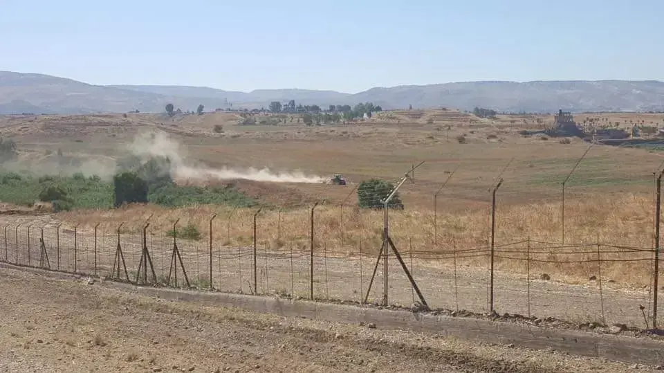 שדה במובלעת נהריים, יולי 2019