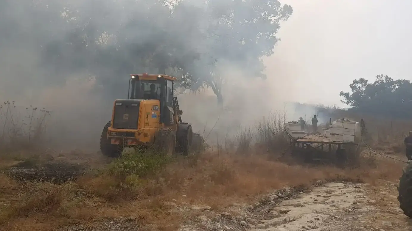 שריפה במושב דליה, 17 ביולי 2019 שריפה במושב דליה, 17 ביולי 2019