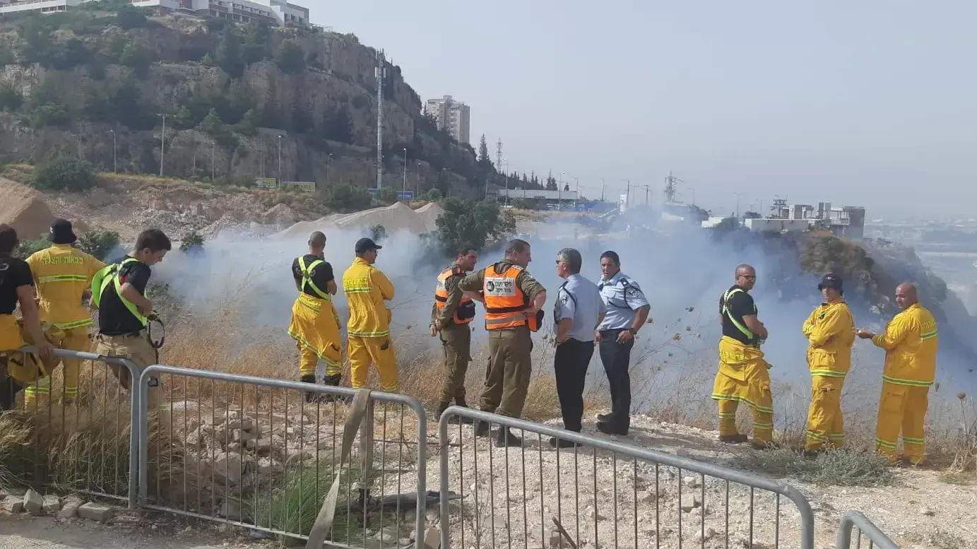 שריפות בתחום מחוז חוף בעקבות מזג האוויר הכבד 17 ביוני 2019 שריפות בתחום מחוז חוף בעקבות מזג האוויר הכבד 17 ביוני 2019