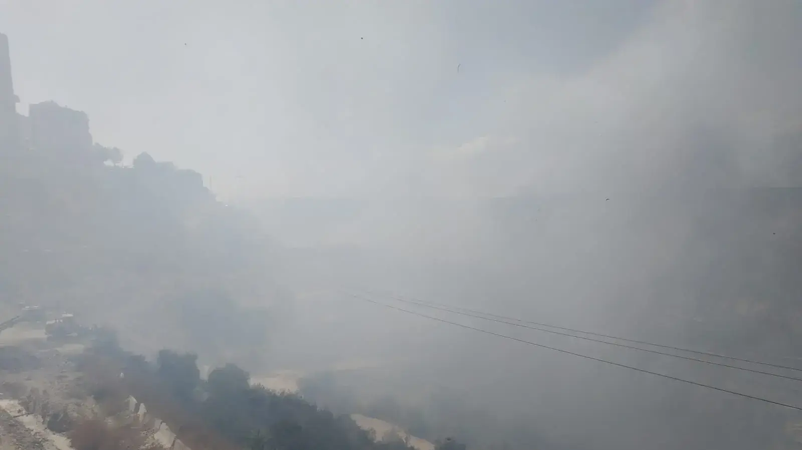 שריפת הענק כעת בליפתא, ירושלים 18 ביולי 2019 שריפת הענק כעת בליפתא, ירושלים 18 ביולי 2019