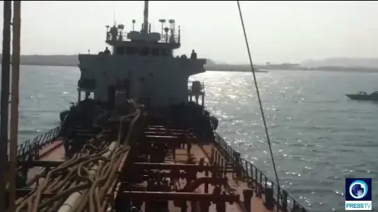 מיכלית הנפט ש''נעלמה'' במפרץ ונמצאת בידי איראן, 18 ביולי 2019 מיכלית הנפט ש''נעלמה'' במפרץ ונמצאת בידי איראן, 18 ביולי 2019