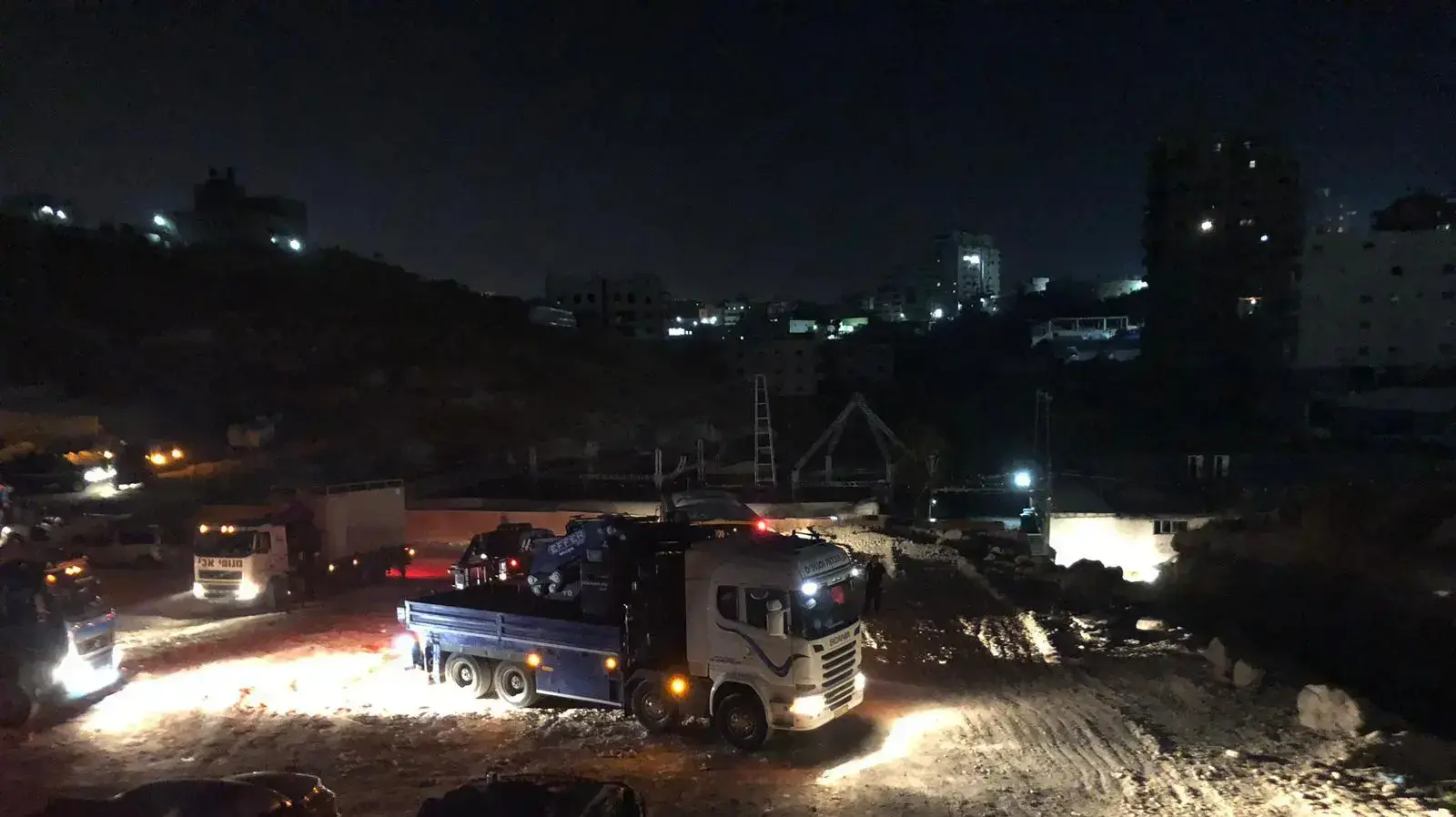 פינוי בתים בשכונת ואדי אל-חומוס שבמזרח ירושלים. 22 ביולי 2019 פינוי בתים בשכונת ואדי אל-חומוס שבמזרח ירושלים. 22 ביולי 2019