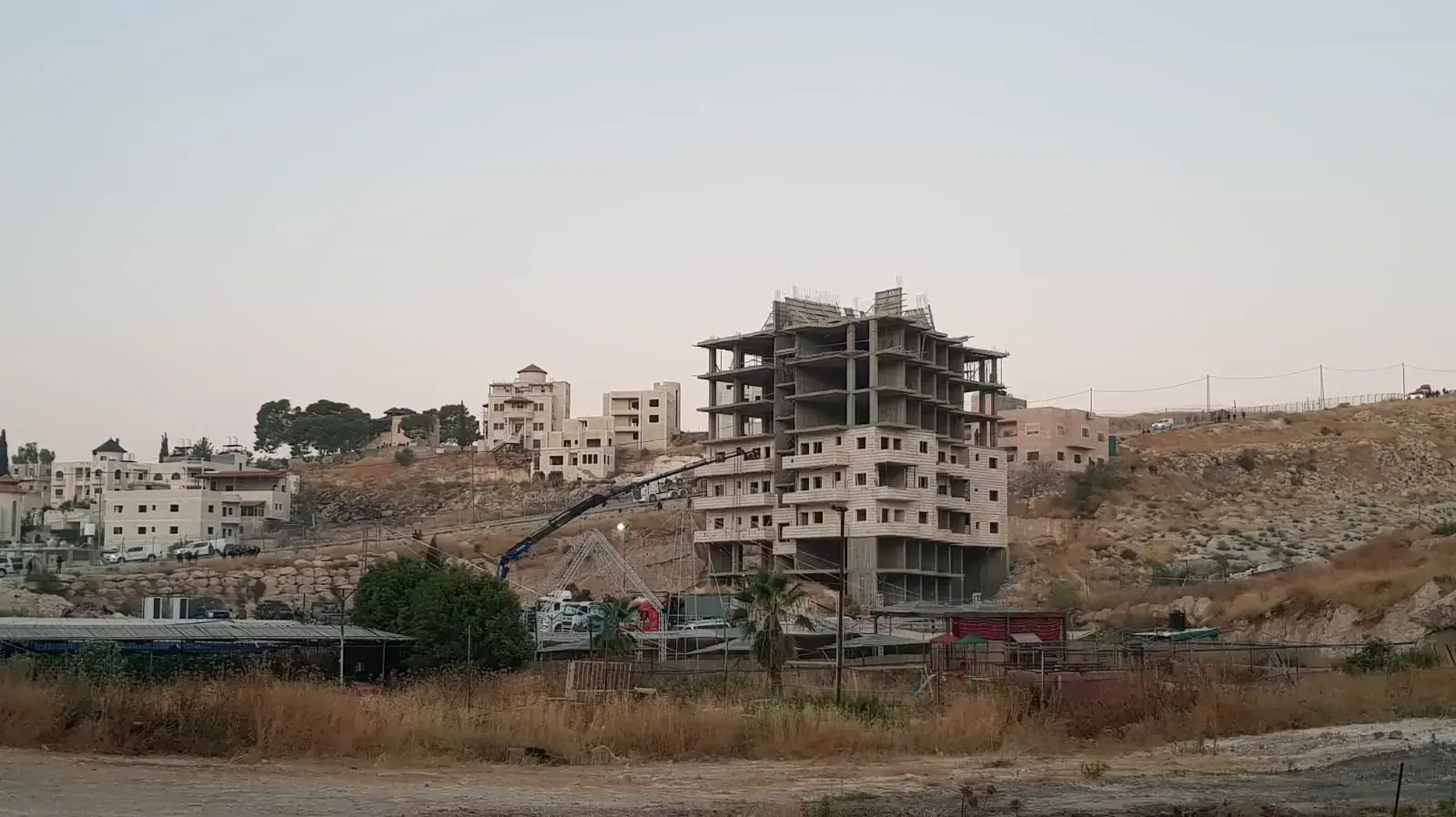 פינוי בתים בשכונת ואדי אל-חומוס שבמזרח ירושלים. 22 ביולי 2019 פינוי בתים בשכונת ואדי אל-חומוס שבמזרח ירושלים. 22 ביולי 2019