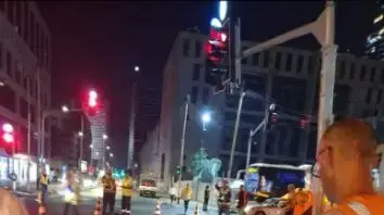 בולען נפער בגבול רמת גן בני ברק, 22 ביולי 2019