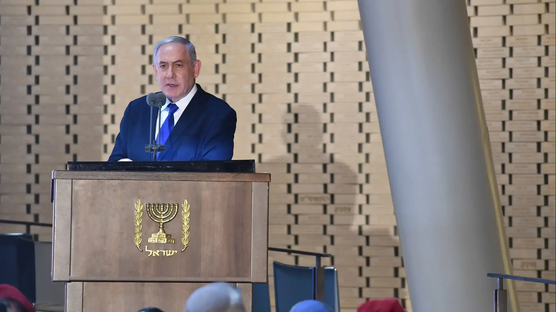 ראש הממשלה בנימין נתניהו נושא דברים במהלך טקס האזכרה לחללי מבצע צוק איתן בהר הרצל, 23.07.2019 ראש הממשלה בנימין נתניהו נושא דברים במהלך טקס האזכרה לחללי מבצע צוק איתן בהר הרצל, 23.07.2019