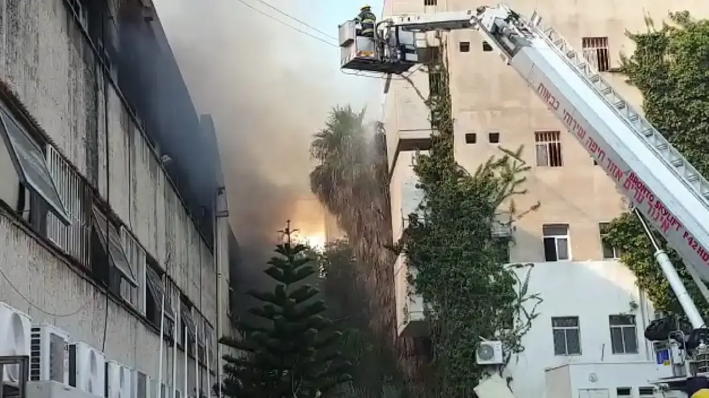 שריפה פרצה במתחם המדעטק בחיפה, 27 ביולי 2019 שריפה פרצה במתחם המדעטק בחיפה, 27 ביולי 2019