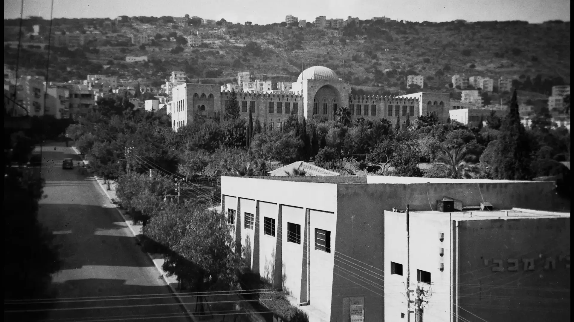 מראה כללי של הטכניון בעיר חיפה, 8 באוגוסט 1937 