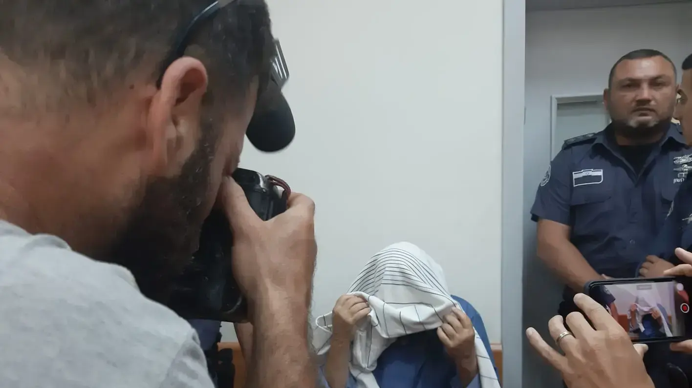 ויקטור קטן בדיון להארכת מעצרו בבית משפט השלום בראשלצ, 4 באוגוסט 2019 ויקטור קטן בדיון להארכת מעצרו בבית משפט השלום בראשלצ, 4 באוגוסט 2019