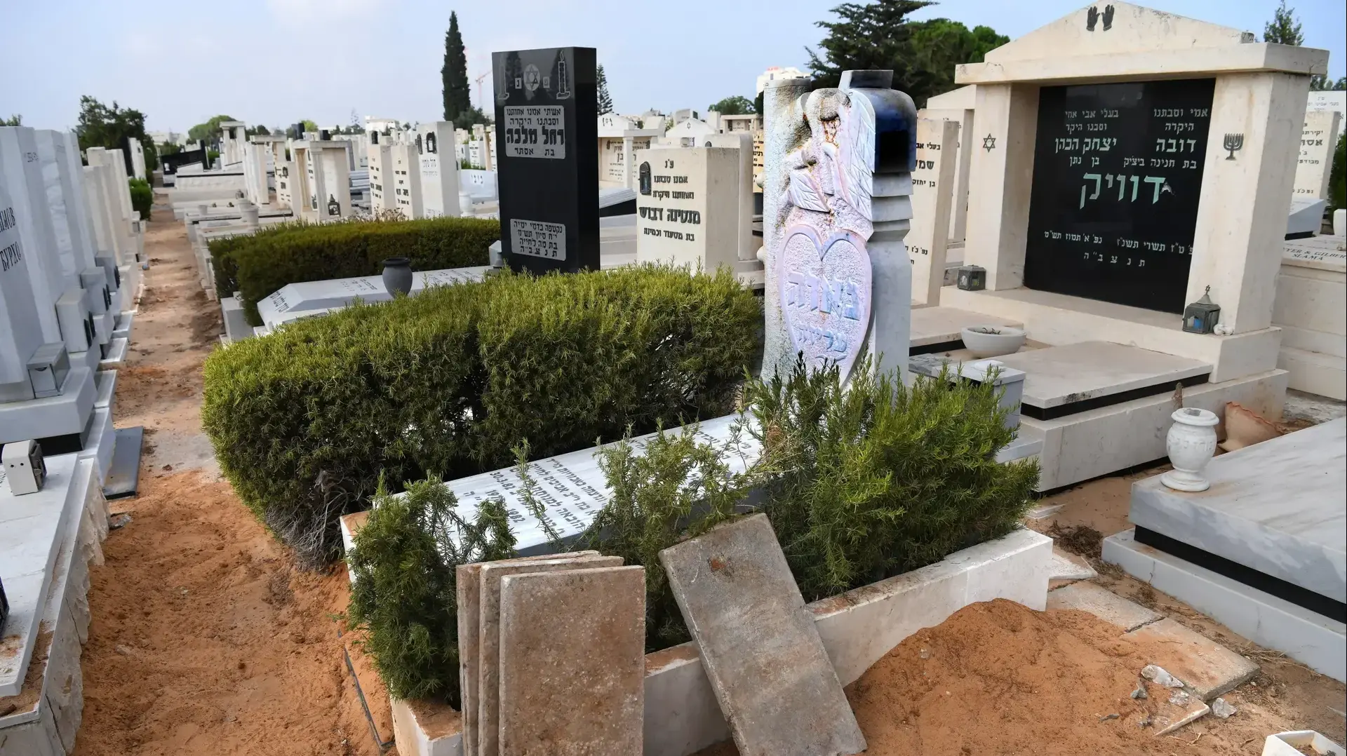 קברה של נאוה אלימלך בחולון 5 באוגוסט 2019 קברה של נאוה אלימלך בחולון 5 באוגוסט 2019
