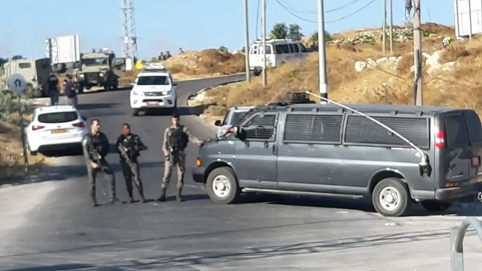 זירת פיגוע דקירת החייל בגוש עציון סמוך לאפרת - 08 באוגוסט 2019 זירת פיגוע דקירת החייל בגוש עציון סמוך לאפרת - 08 באוגוסט 2019