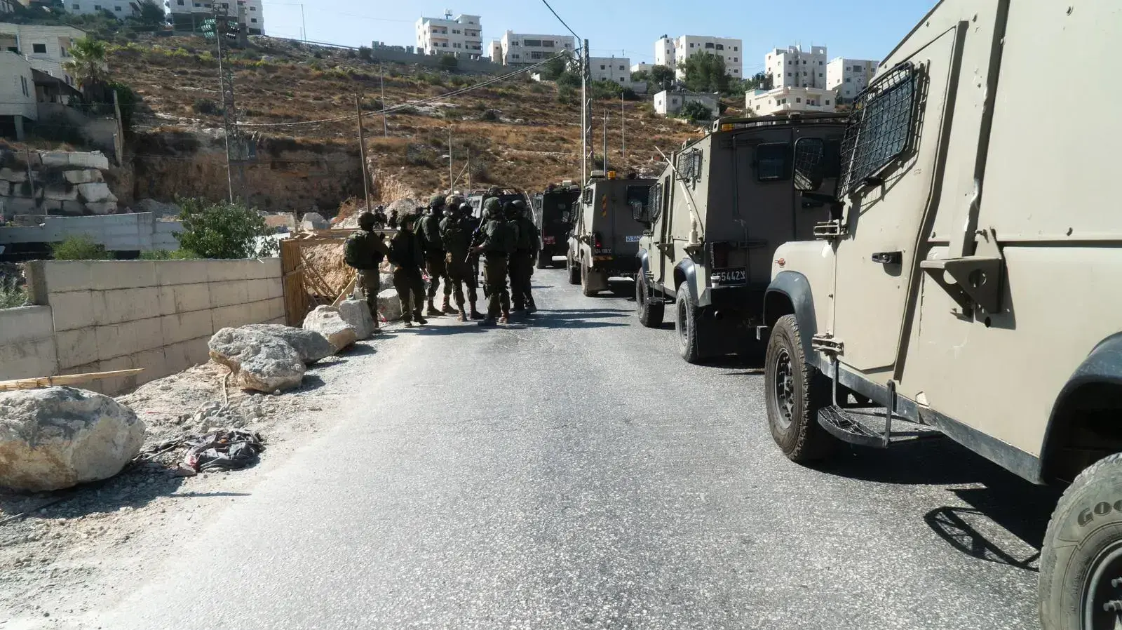 סריקות הכוחות במרחב כפר פג'אר 8 באוגוסט 2019