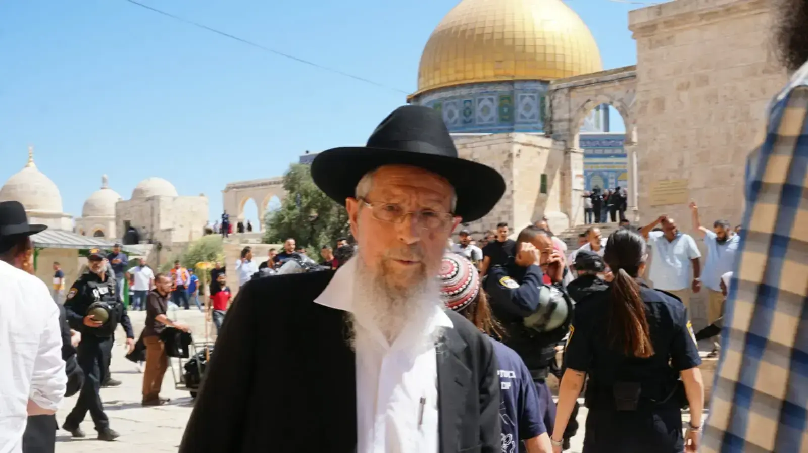מתפללים יהודים בהר הבית , 11 באוגוסט 2019 מתפללים יהודים בהר הבית , 11 באוגוסט 2019