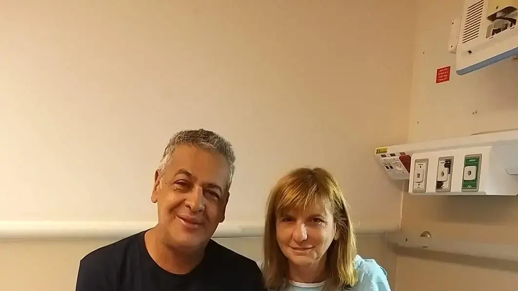 קרליין תרמה כליה לבעלהארמונד אלוש , אוגוסט 2019 קרליין תרמה כליה לבעלהארמונד אלוש , אוגוסט 2019