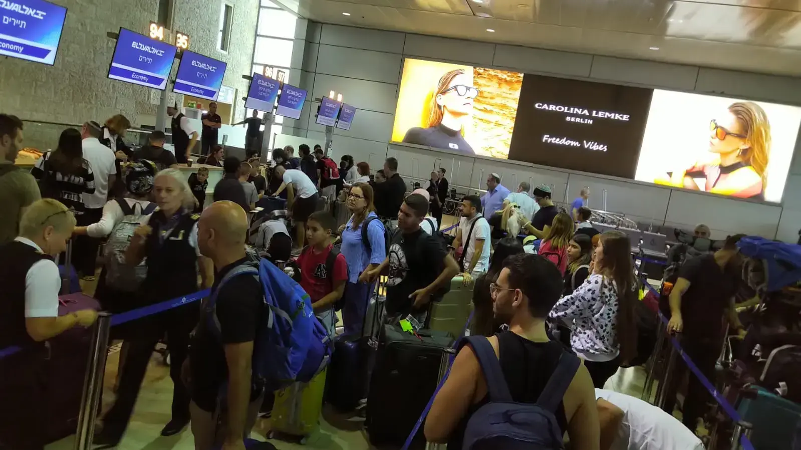 עיכובים בנתב"ג, 12.08.2019 עיכובים בנתב"ג, 12.08.2019