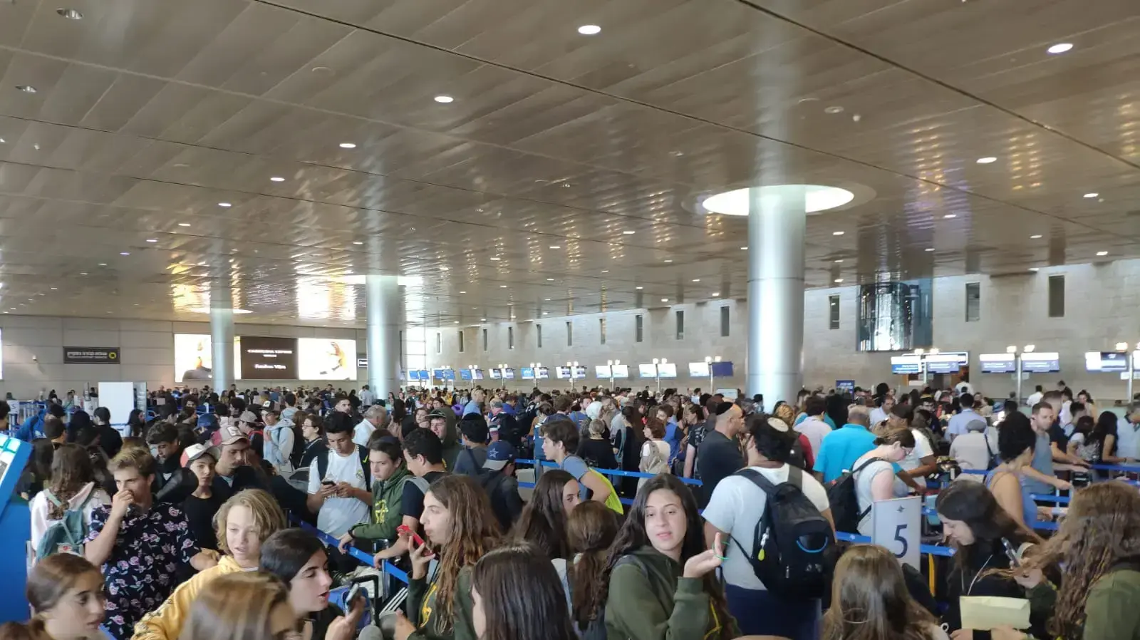 עיכובים בנתב"ג, 12.08.2019 עיכובים בנתב"ג, 12.08.2019