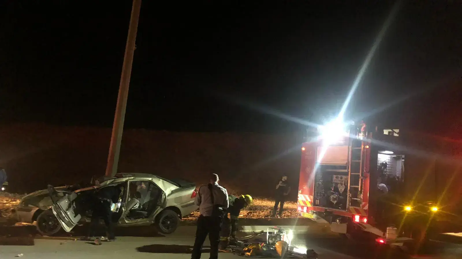 שני בני אדם נהרגו בתאונת דרכים בכביש הגישה למנחת ערד, 12 באוגוסט 2019 שני בני אדם נהרגו בתאונת דרכים בכביש הגישה למנחת ערד, 12 באוגוסט 2019