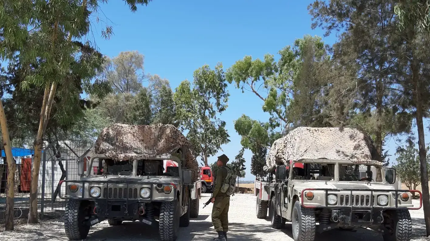 כוחות גולני נשלחו לתגבר באזור רצועת עזה, אוגוסט 2019 כוחות גולני נשלחו לתגבר באזור רצועת עזה, אוגוסט 2019