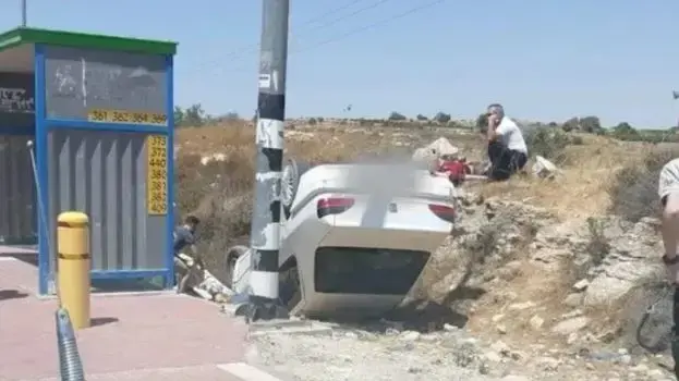 זירת הפיגוע באלעזר בגוש עציון - 16 אוגוסט 2019 זירת הפיגוע באלעזר בגוש עציון - 16 אוגוסט 2019