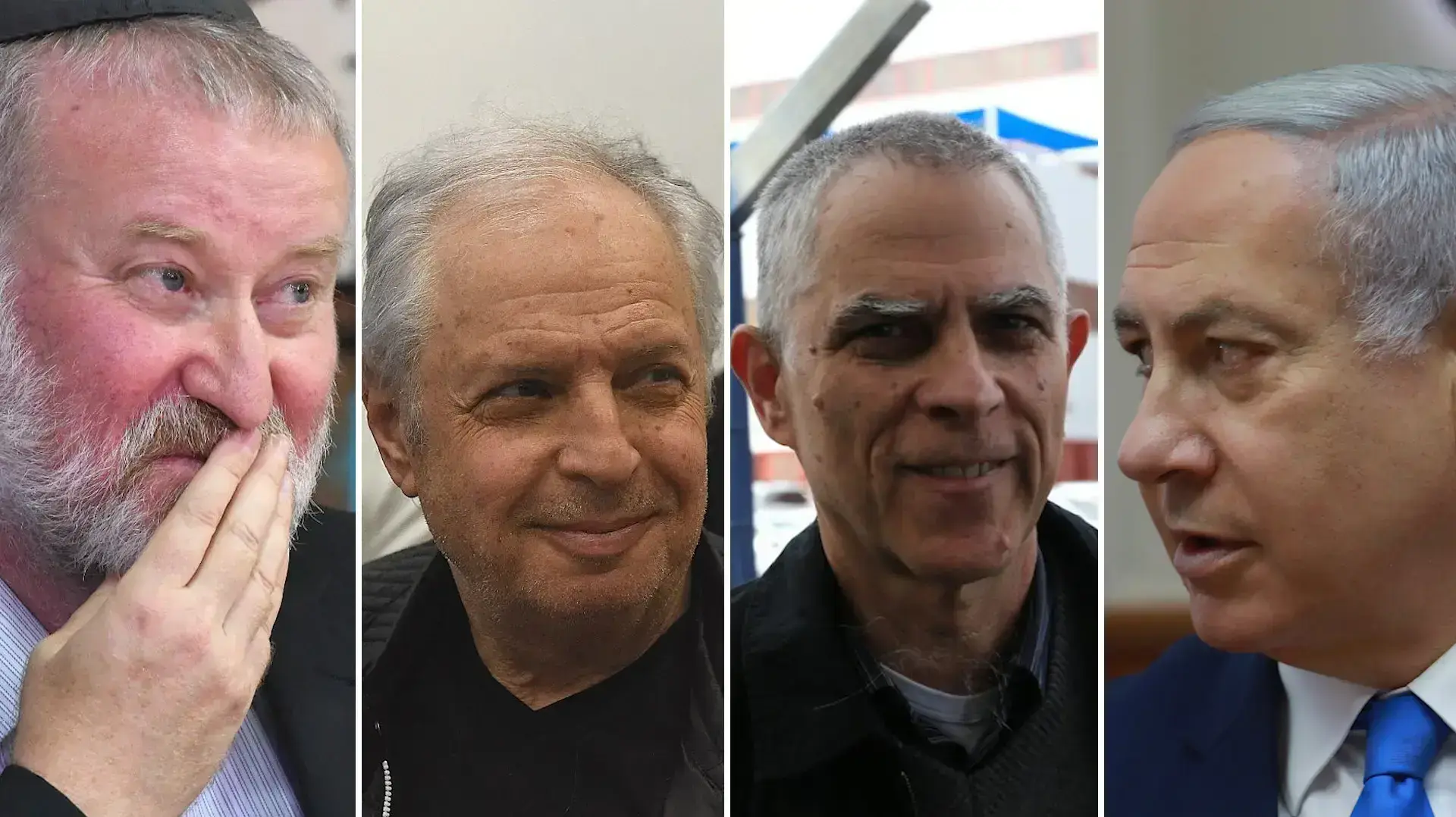 בנימין נתניהו נוני מוזס שאול אלוביץ' אביחי מנדלבליט