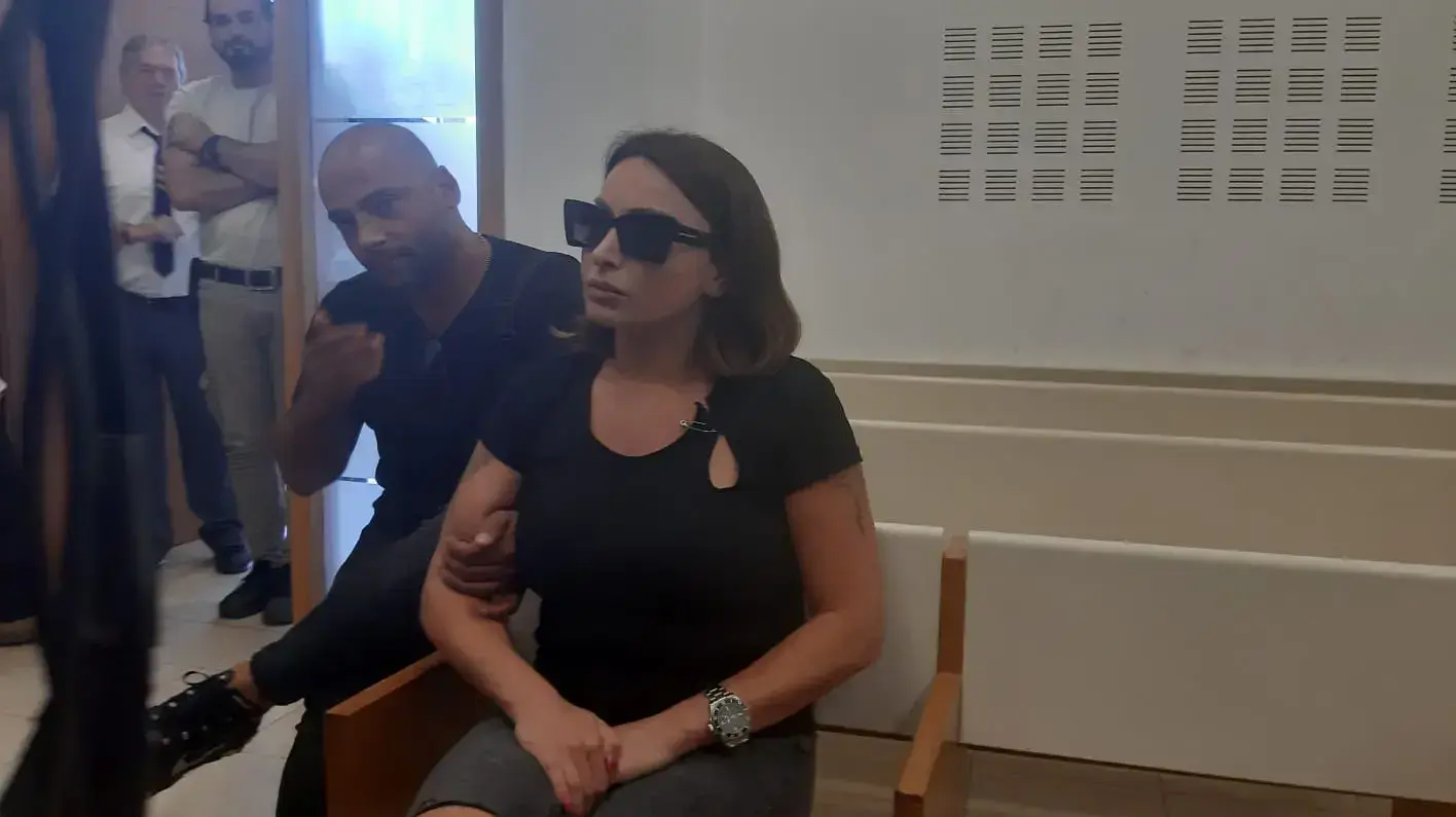 בר ויכמן, בתו של דוד אגייב בהארכת מעצר לחשוד ברצח דוד אגייב בנתניה בית משפט השלום בפתח תקוה, 19 באוגוסט 2019